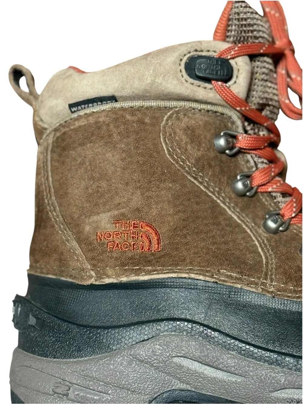 The North Face Chilkat Boys Waterproof Winter Snow Boots Outdoor Hiking Size 3